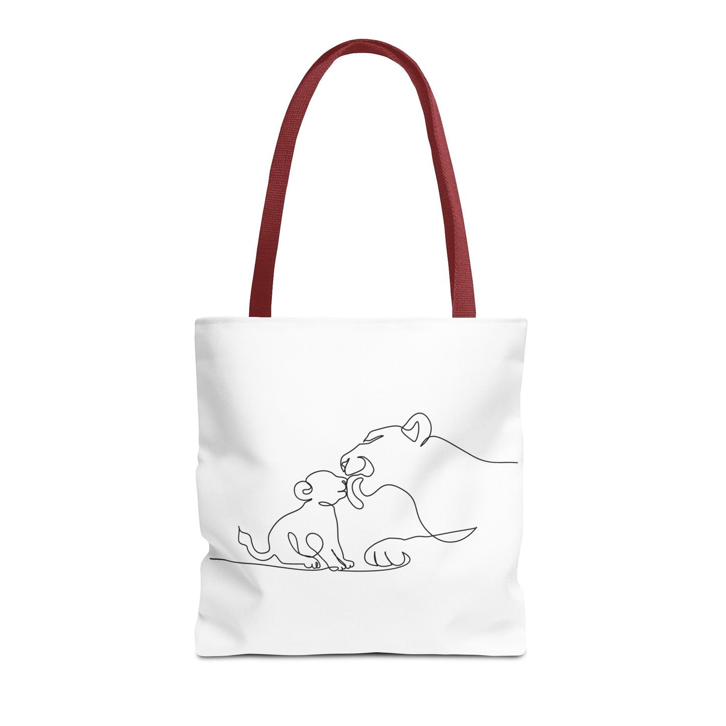 Lioness and Cub Tote Bag