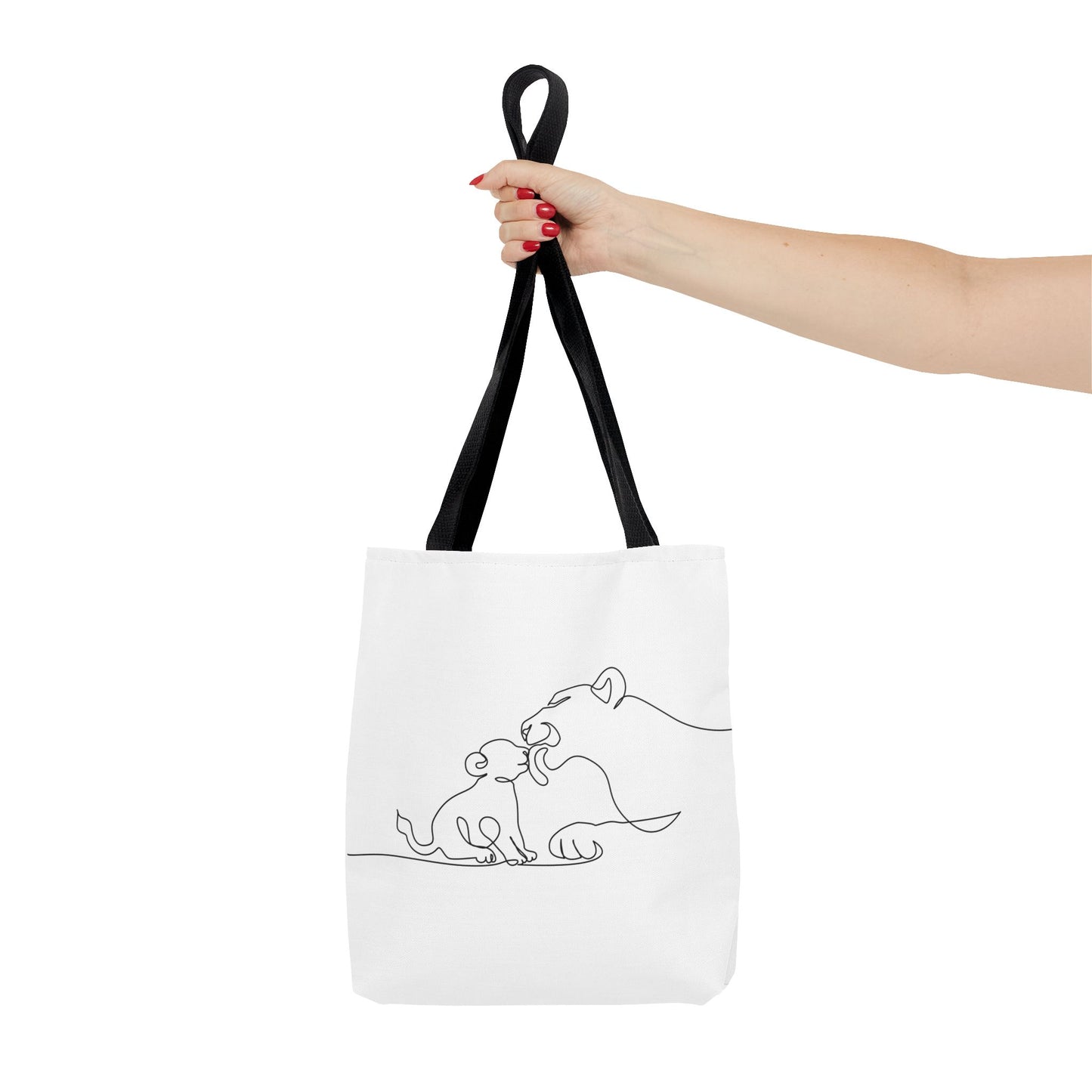 Lioness and Cub Tote Bag
