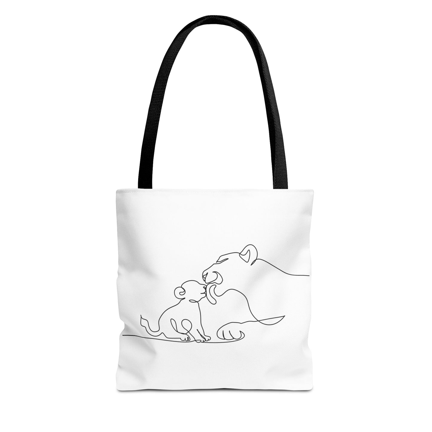 Lioness and Cub Tote Bag