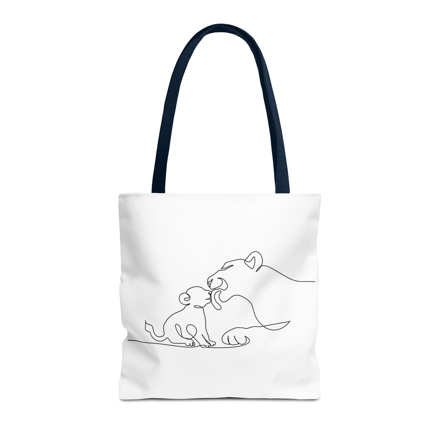 Lioness and Cub Tote Bag
