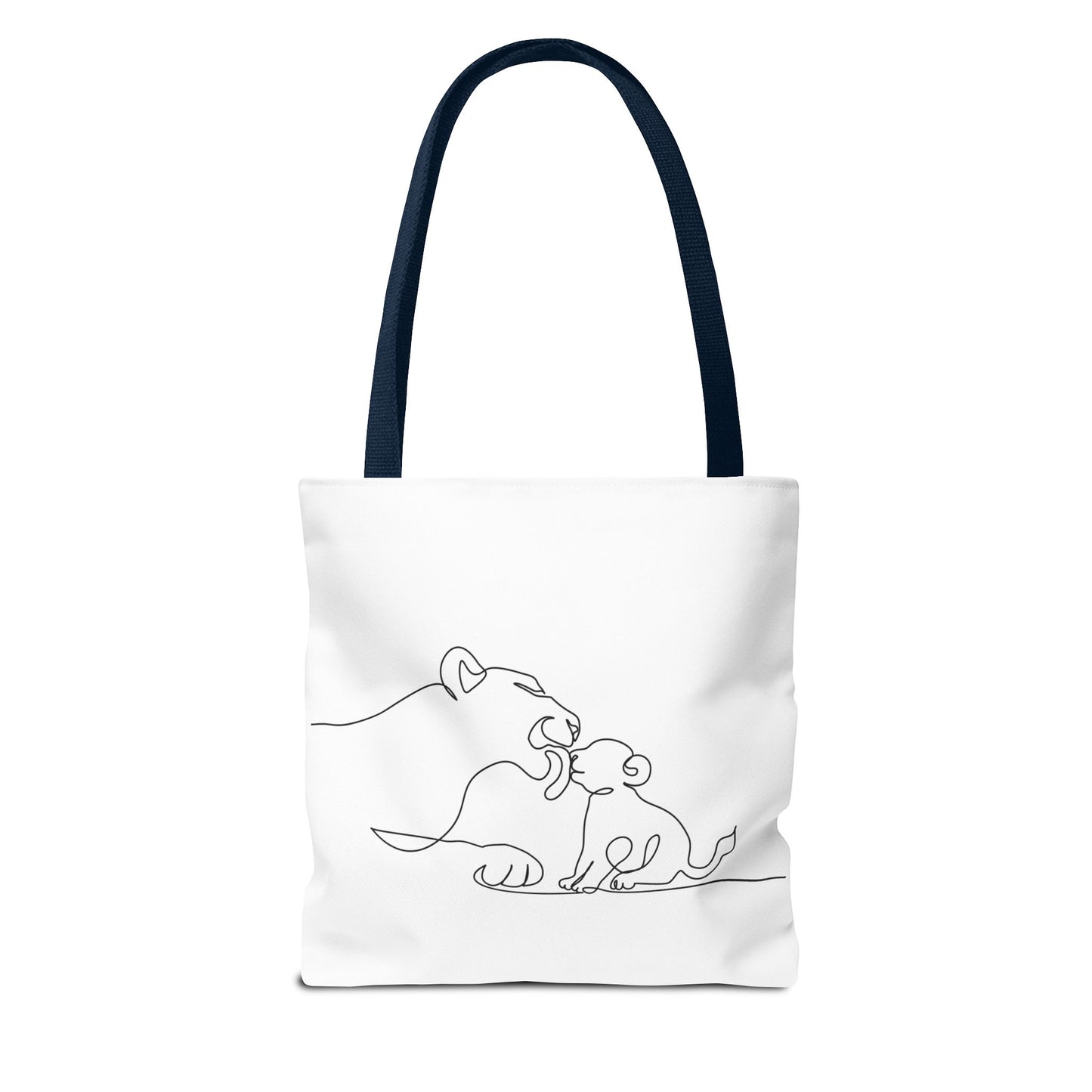 Lioness and Cub Tote Bag