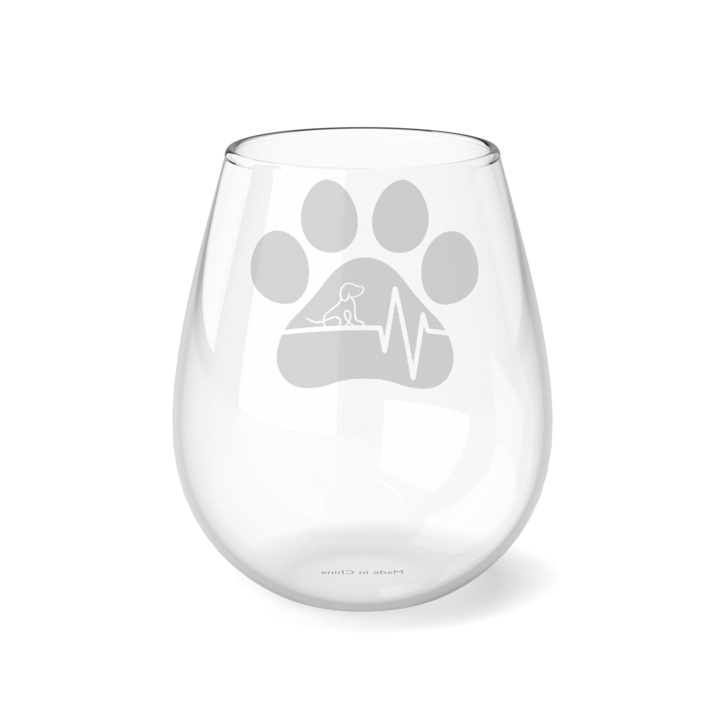 Dog Wine Glass