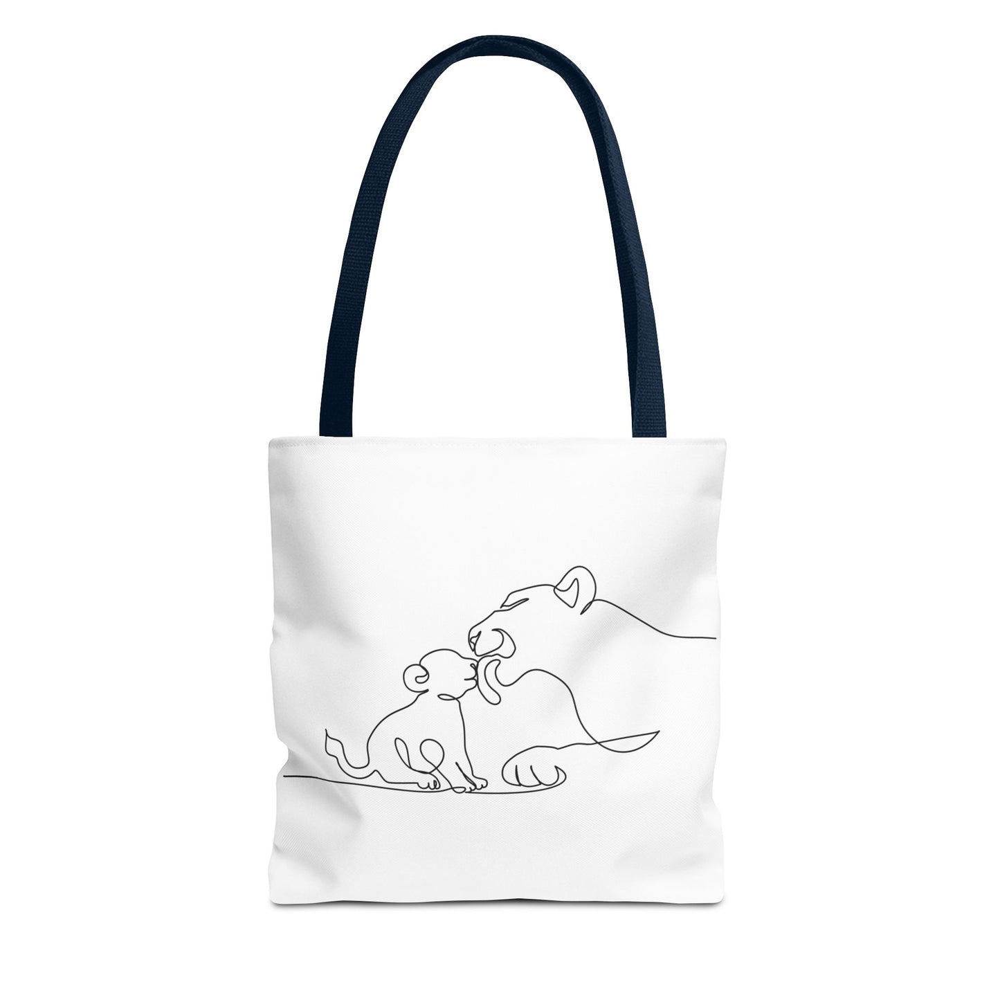 Lioness and Cub Tote Bag