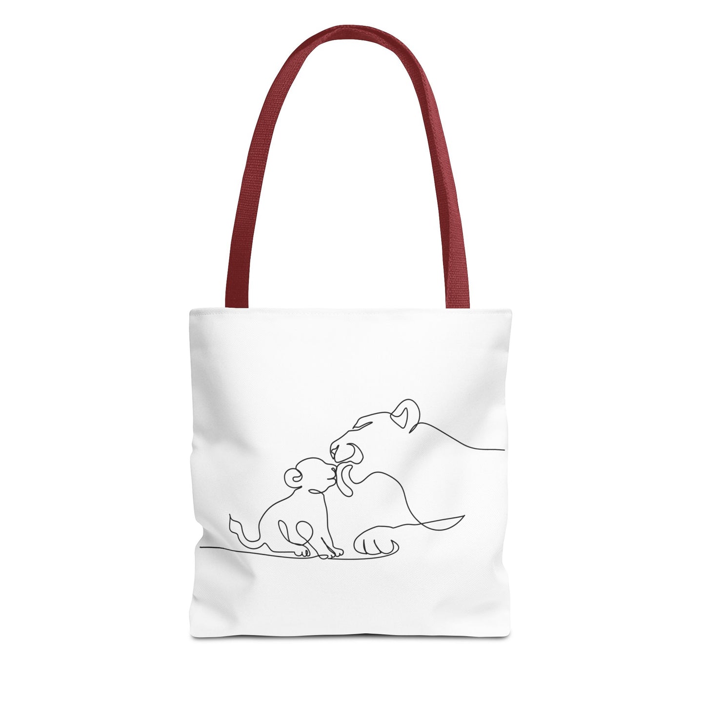 Lioness and Cub Tote Bag