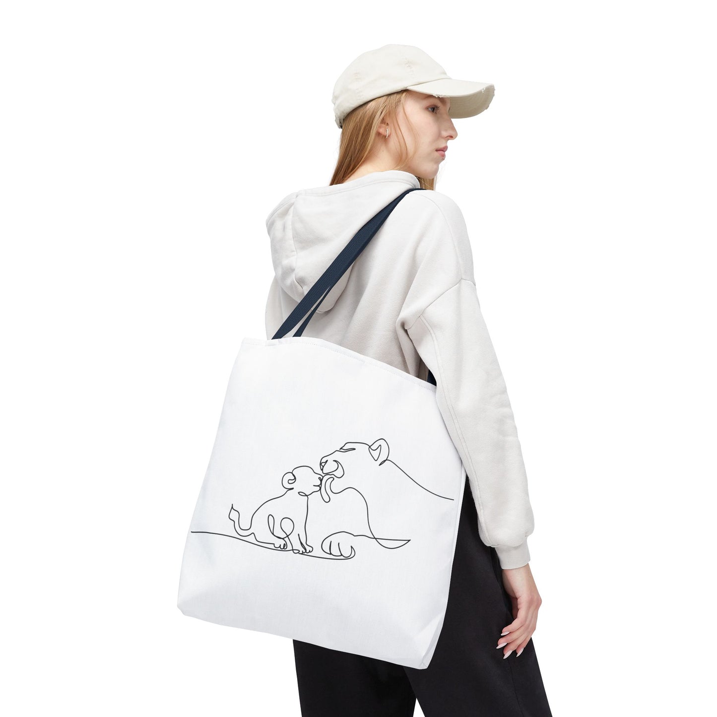 Lioness and Cub Tote Bag