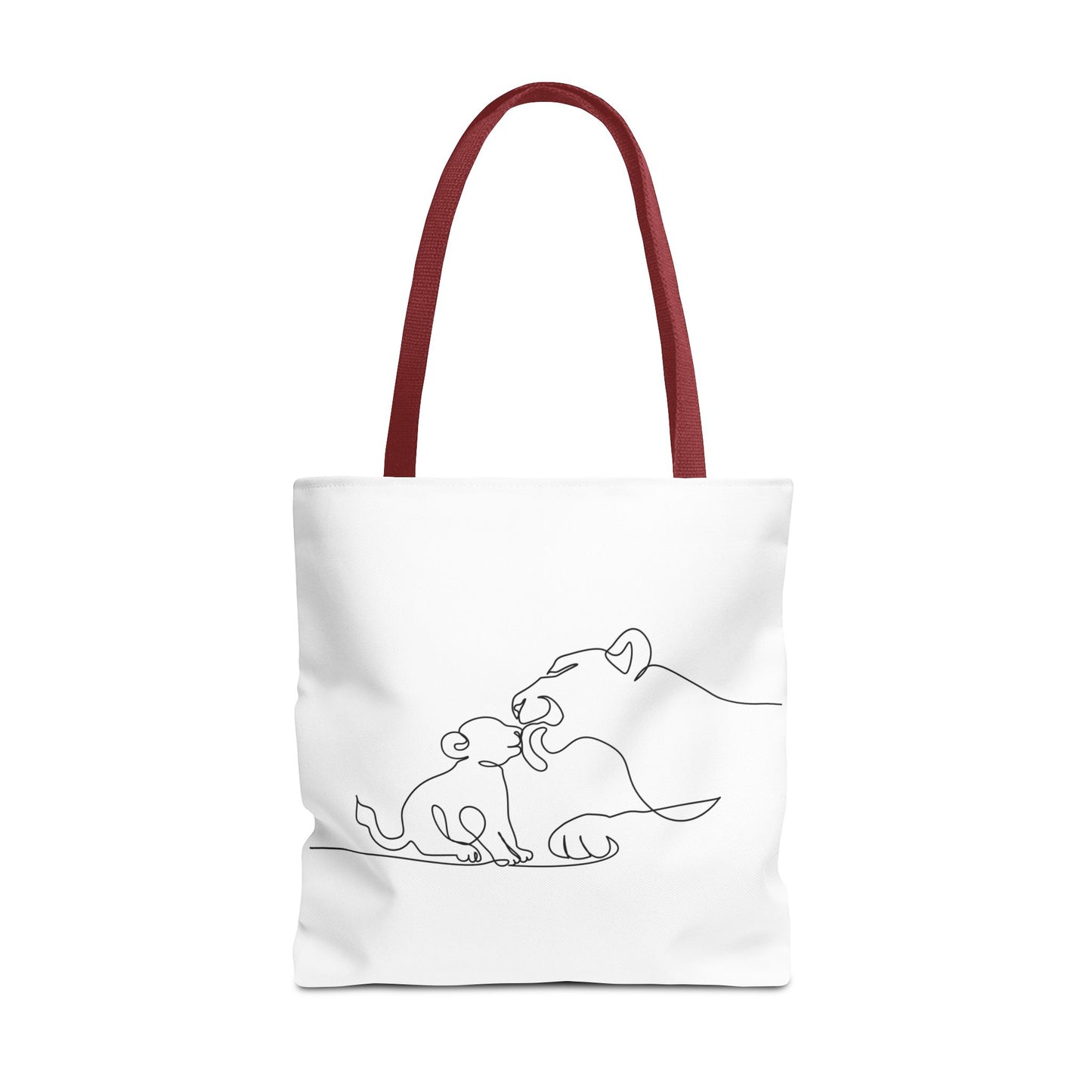Lioness and Cub Tote Bag