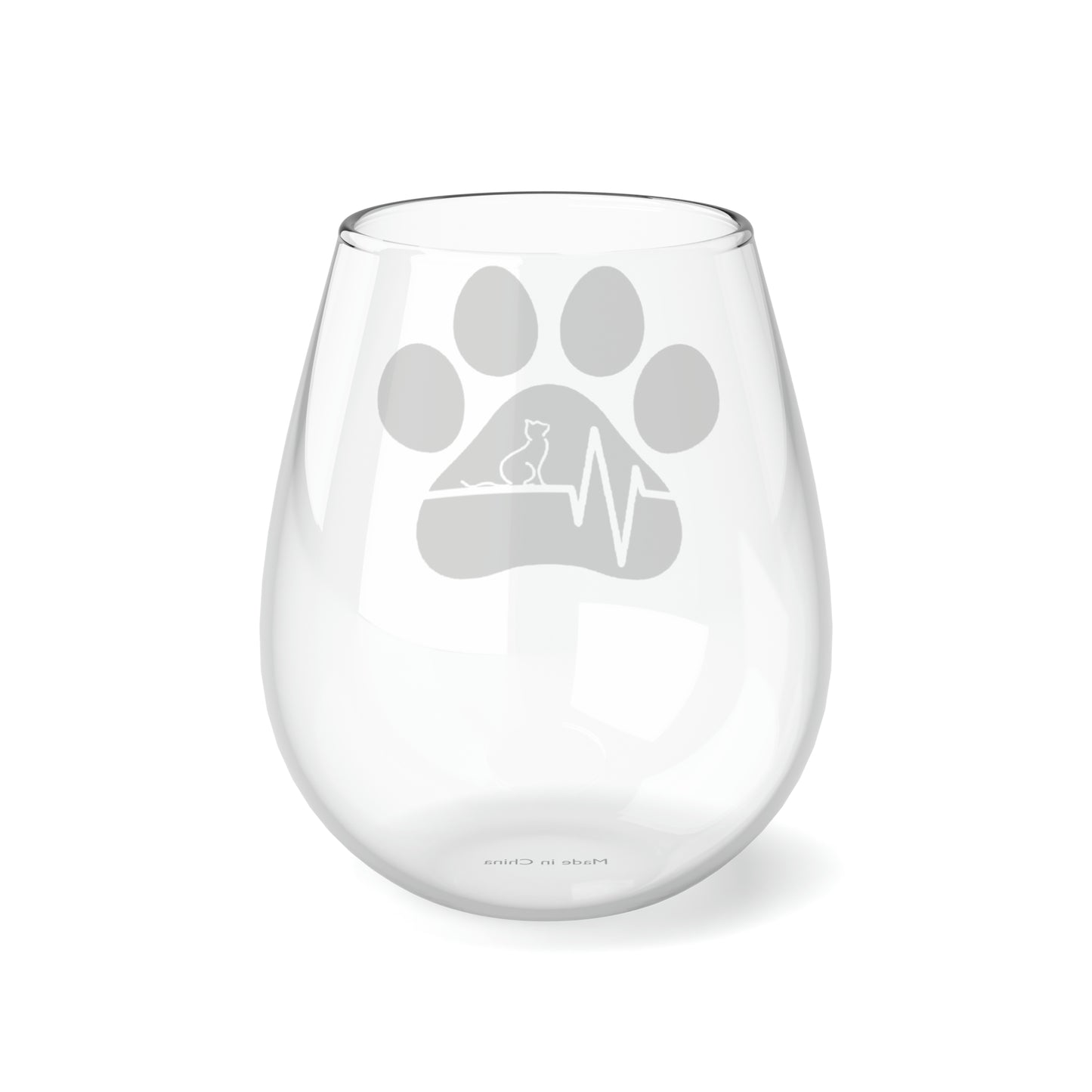 Cat Wine Glass