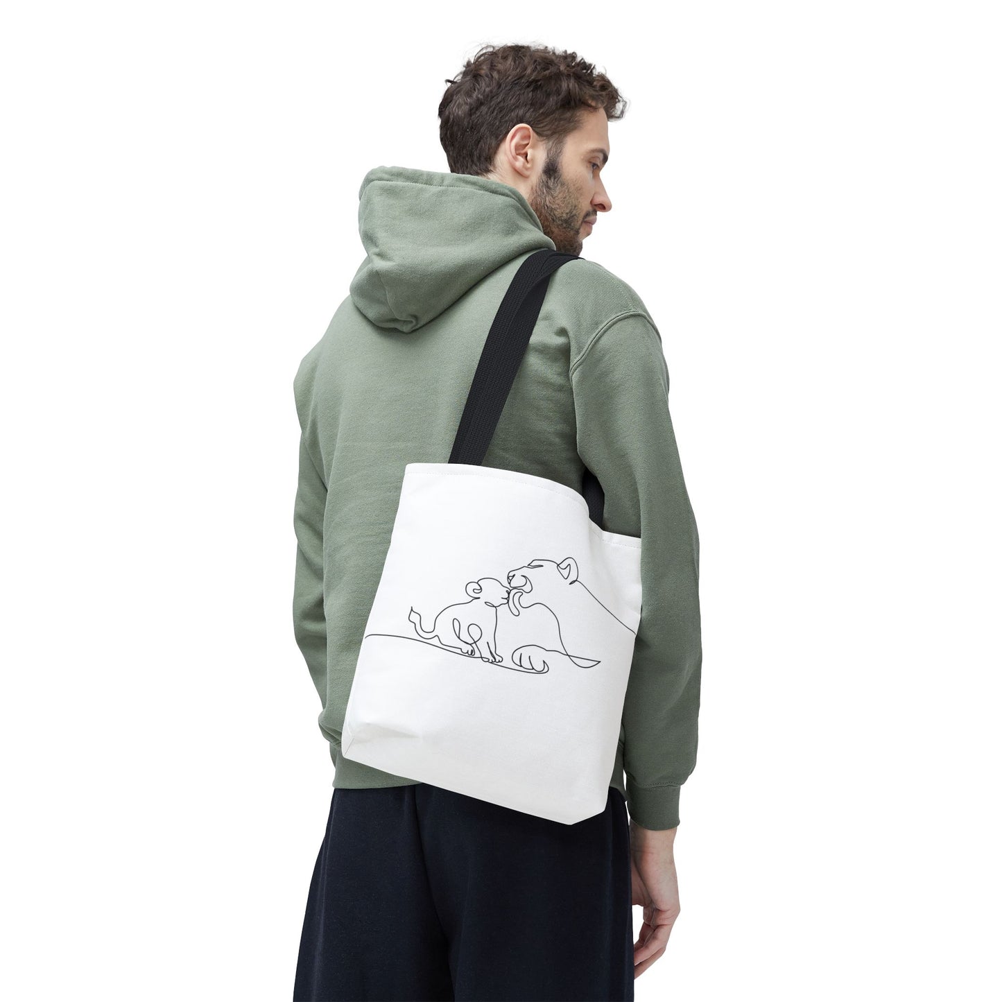 Lioness and Cub Tote Bag