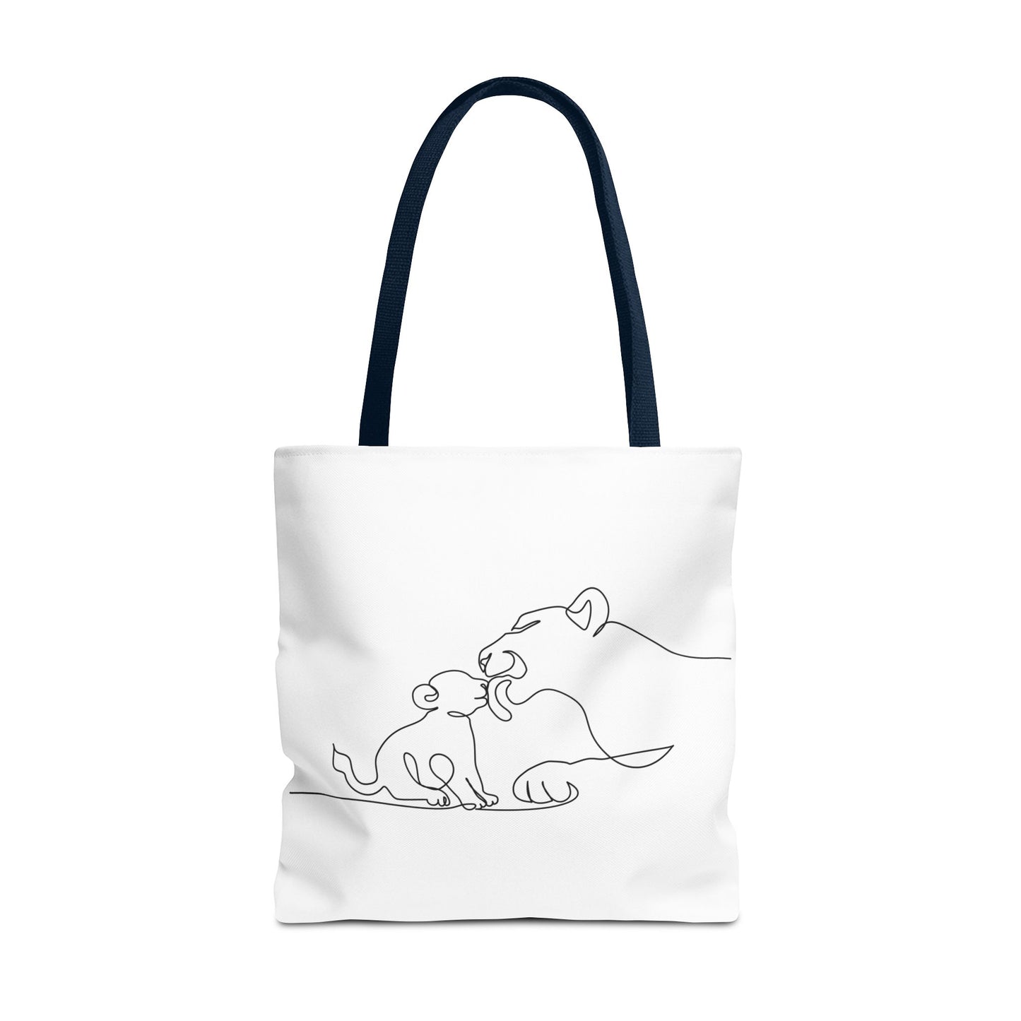 Lioness and Cub Tote Bag