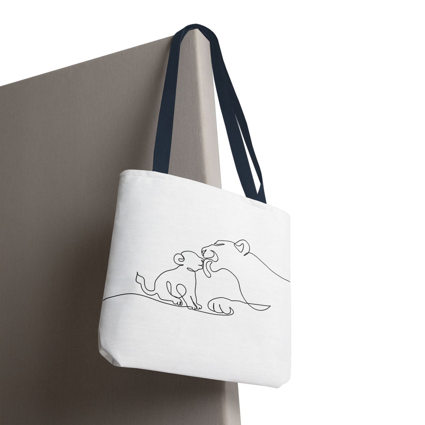 Lioness and Cub Tote Bag