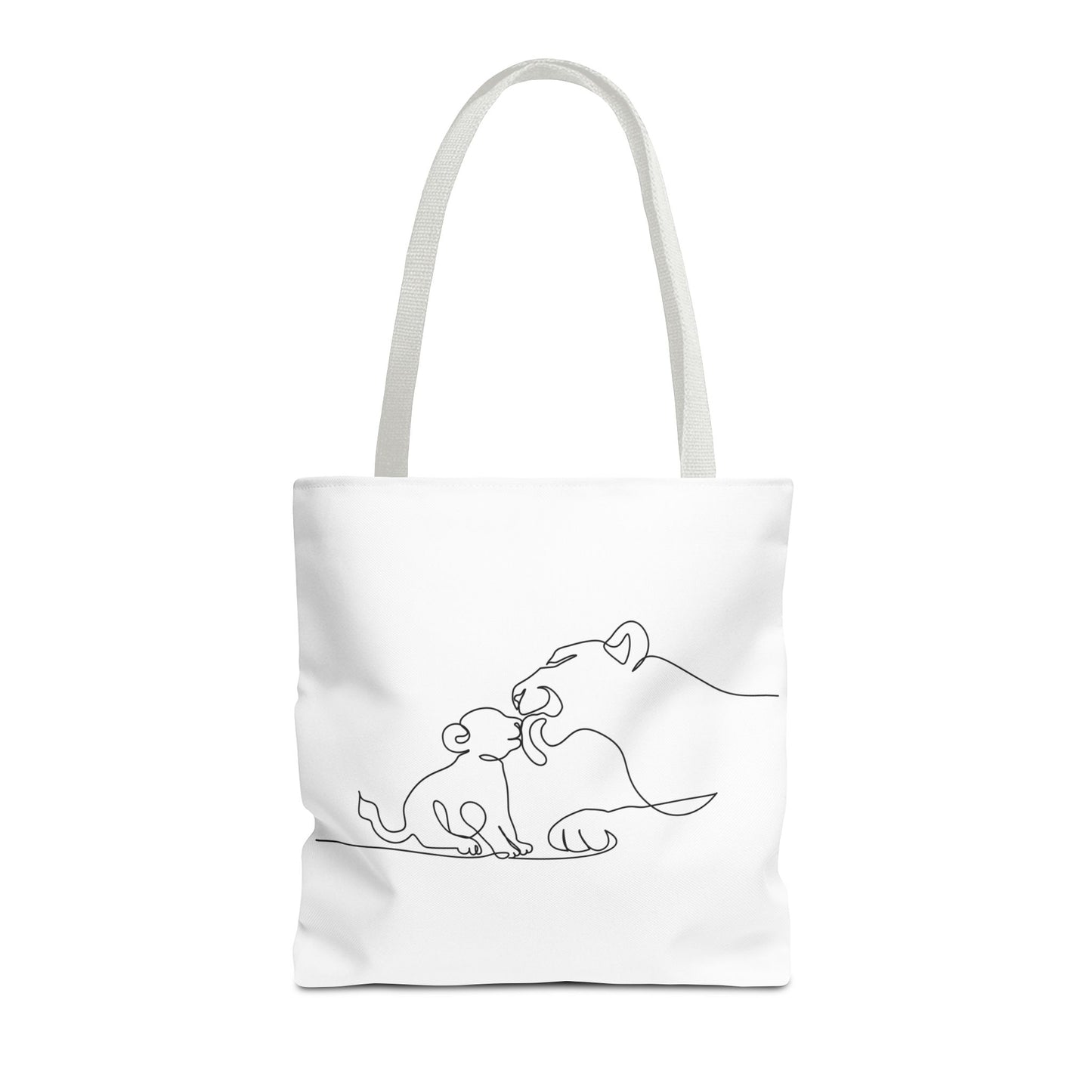 Lioness and Cub Tote Bag