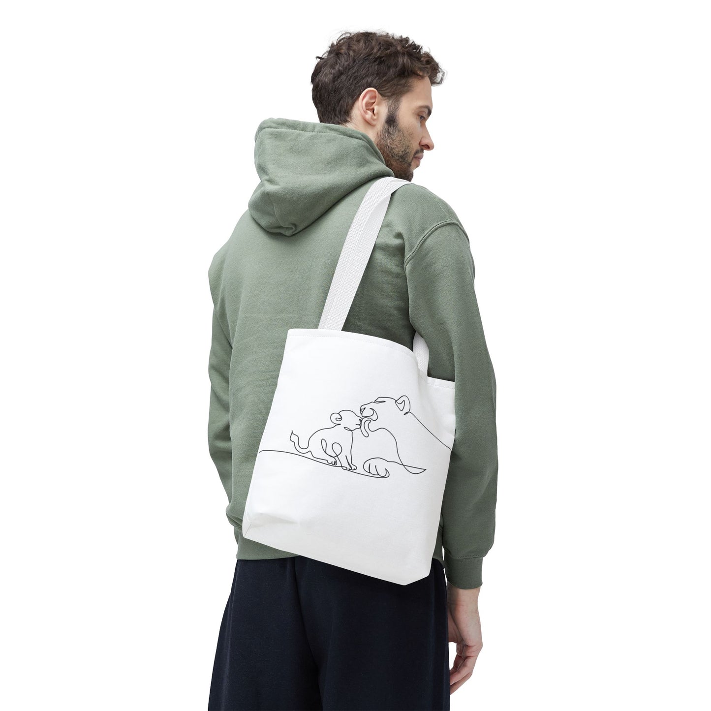 Lioness and Cub Tote Bag