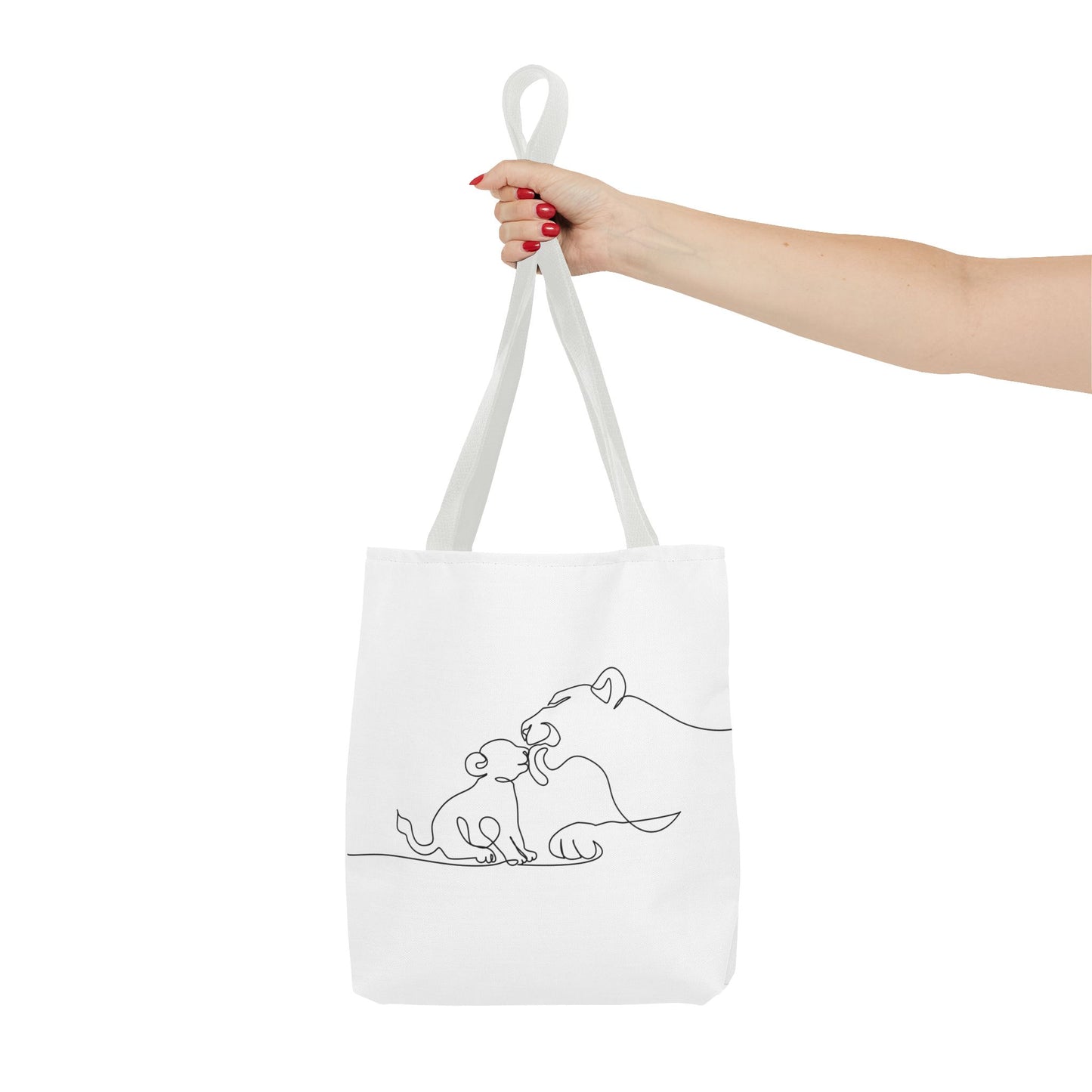 Lioness and Cub Tote Bag