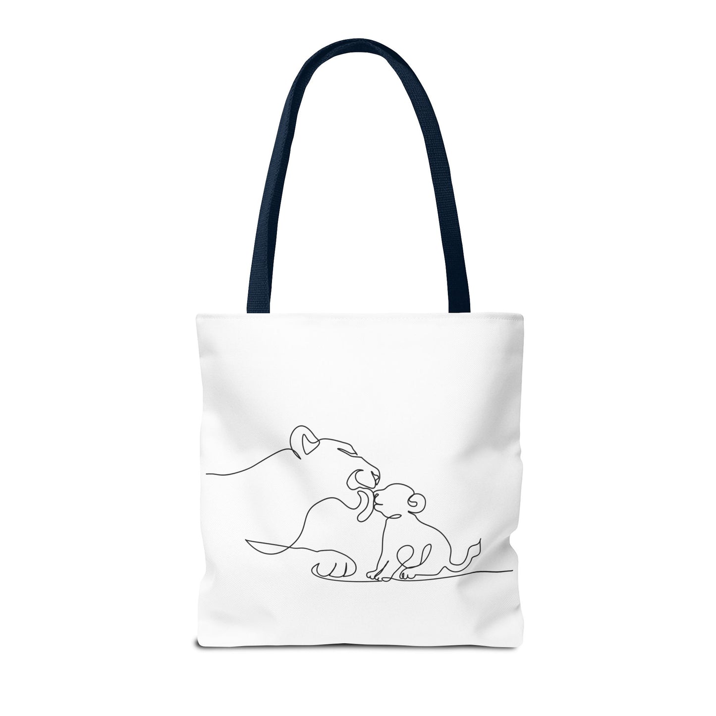 Lioness and Cub Tote Bag