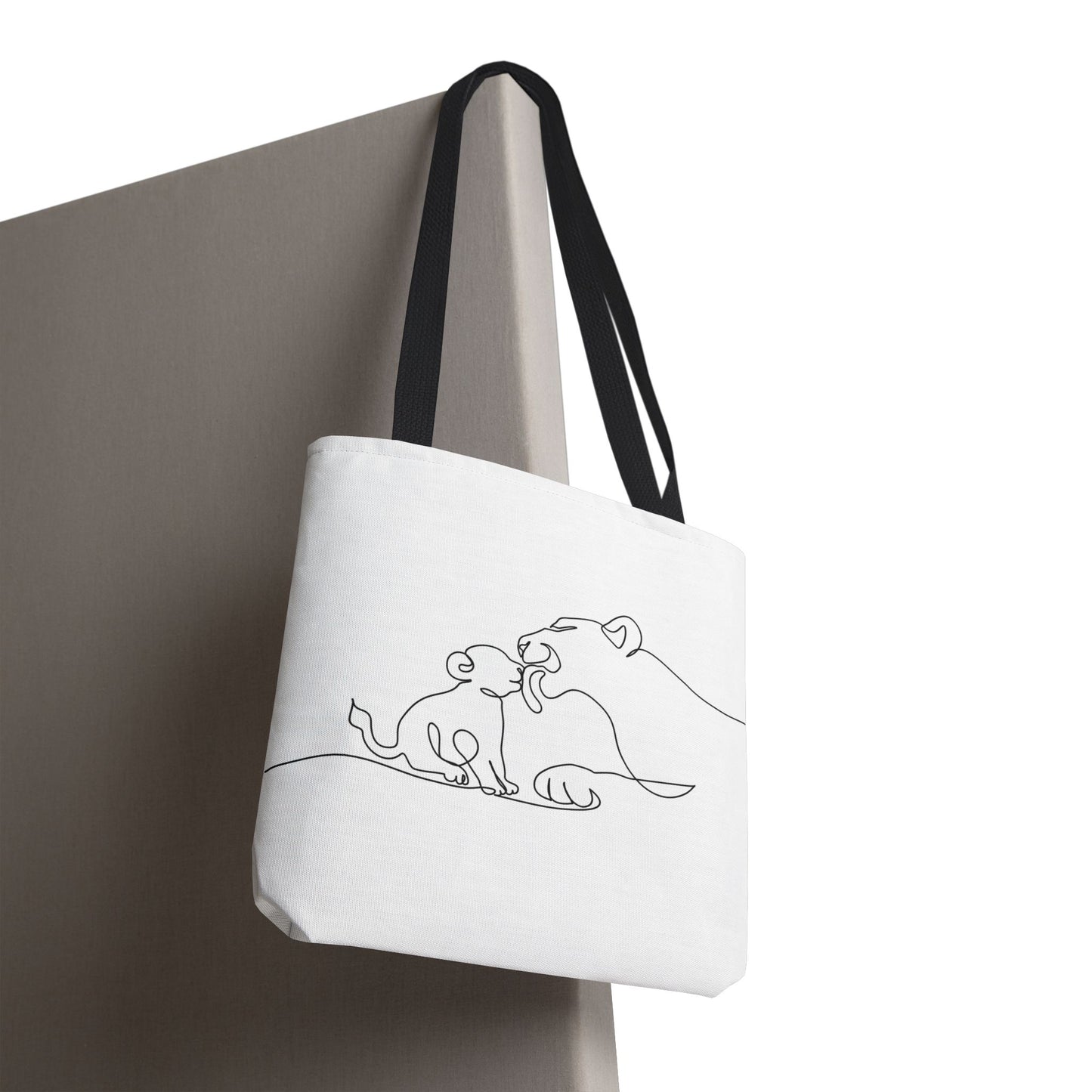 Lioness and Cub Tote Bag