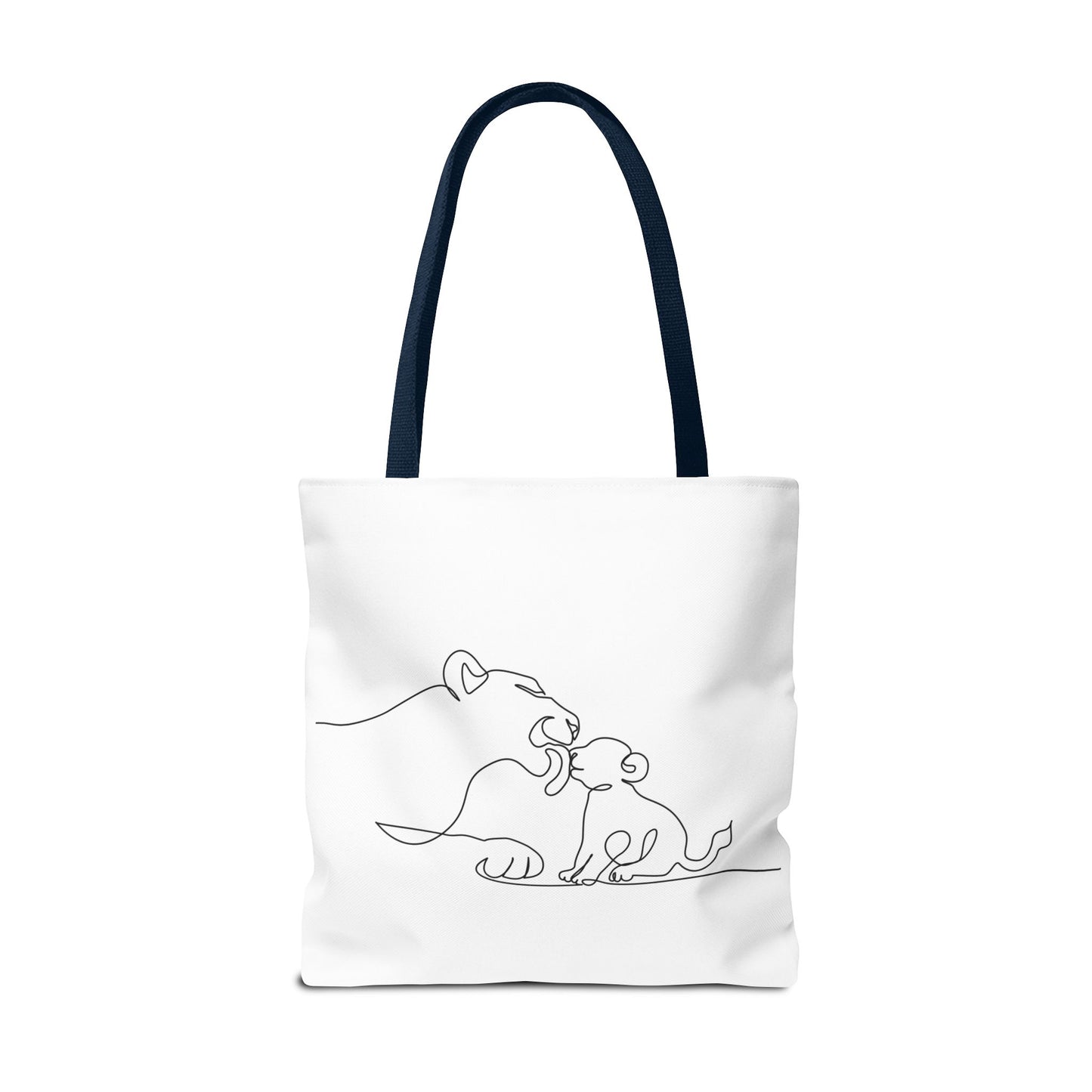 Lioness and Cub Tote Bag