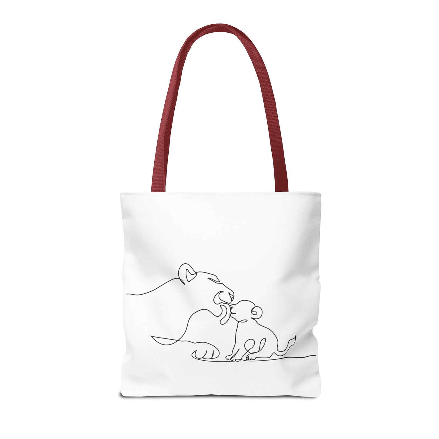 Lioness and Cub Tote Bag