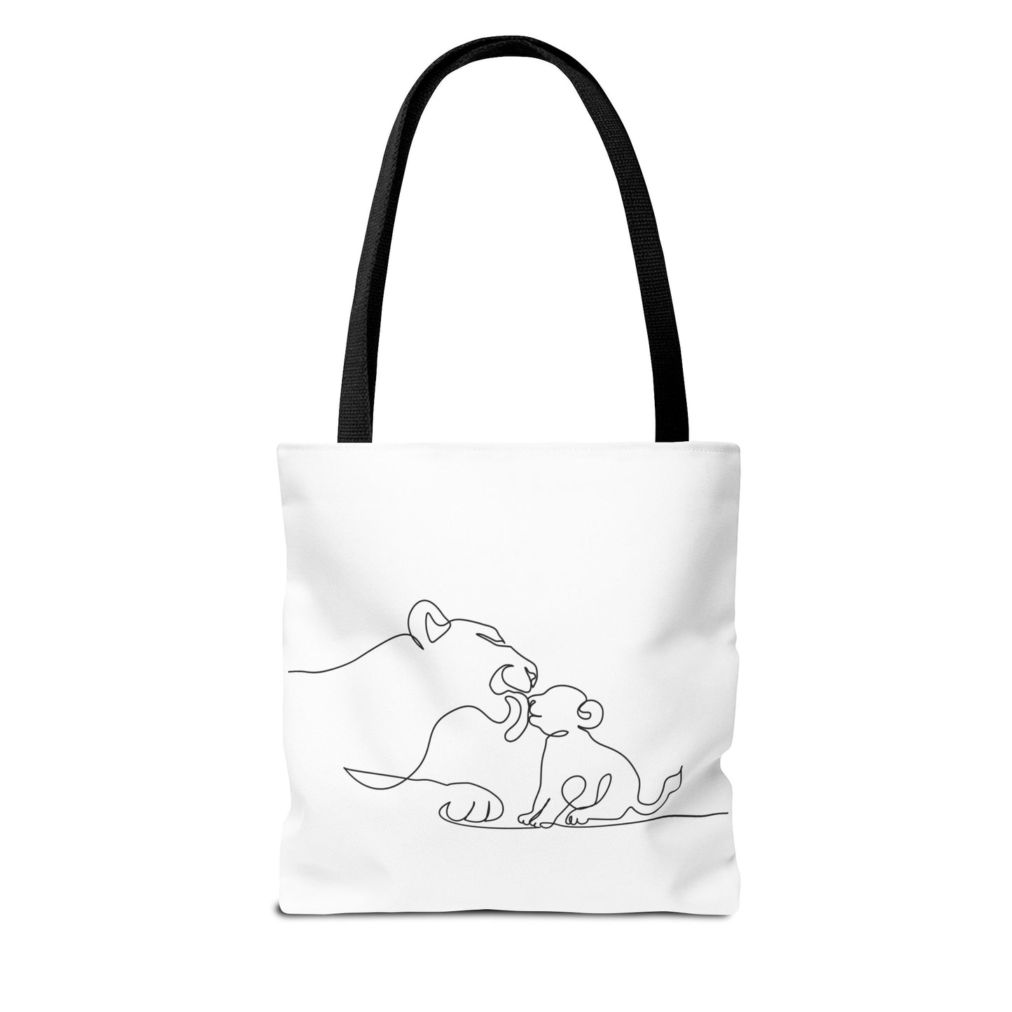Lioness and Cub Tote Bag
