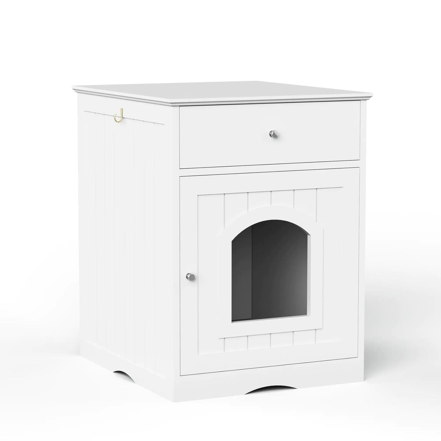 Wooden Pet House Cat Litter Box Enclosure