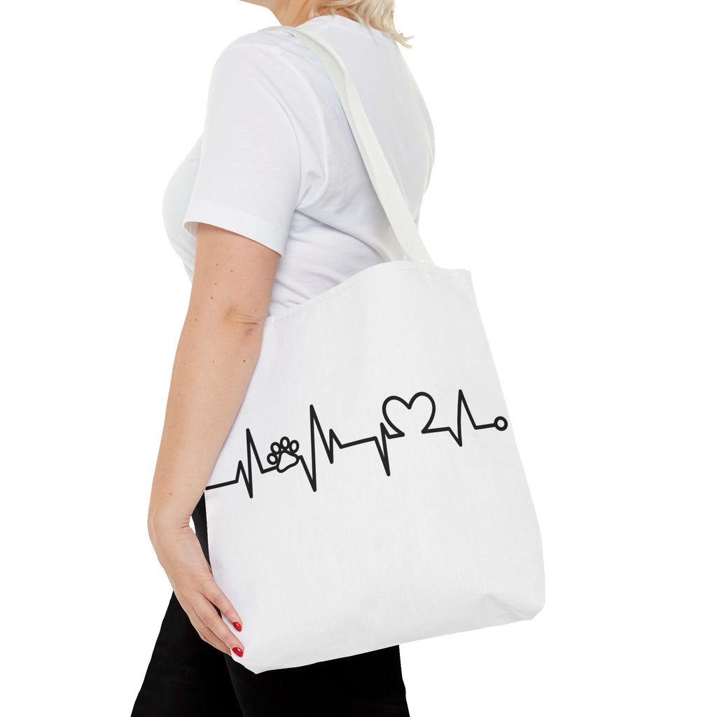 Animal ECG Tote Bag
