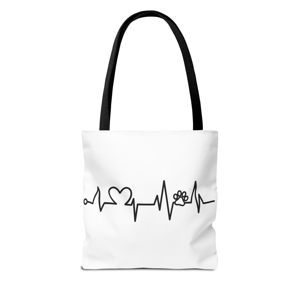 Animal ECG Tote Bag
