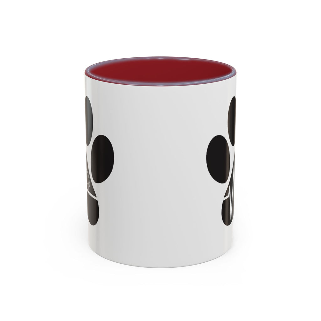 Elephant Paw Coffee Mug — Animal Rescue Heartbeat Accent Mug