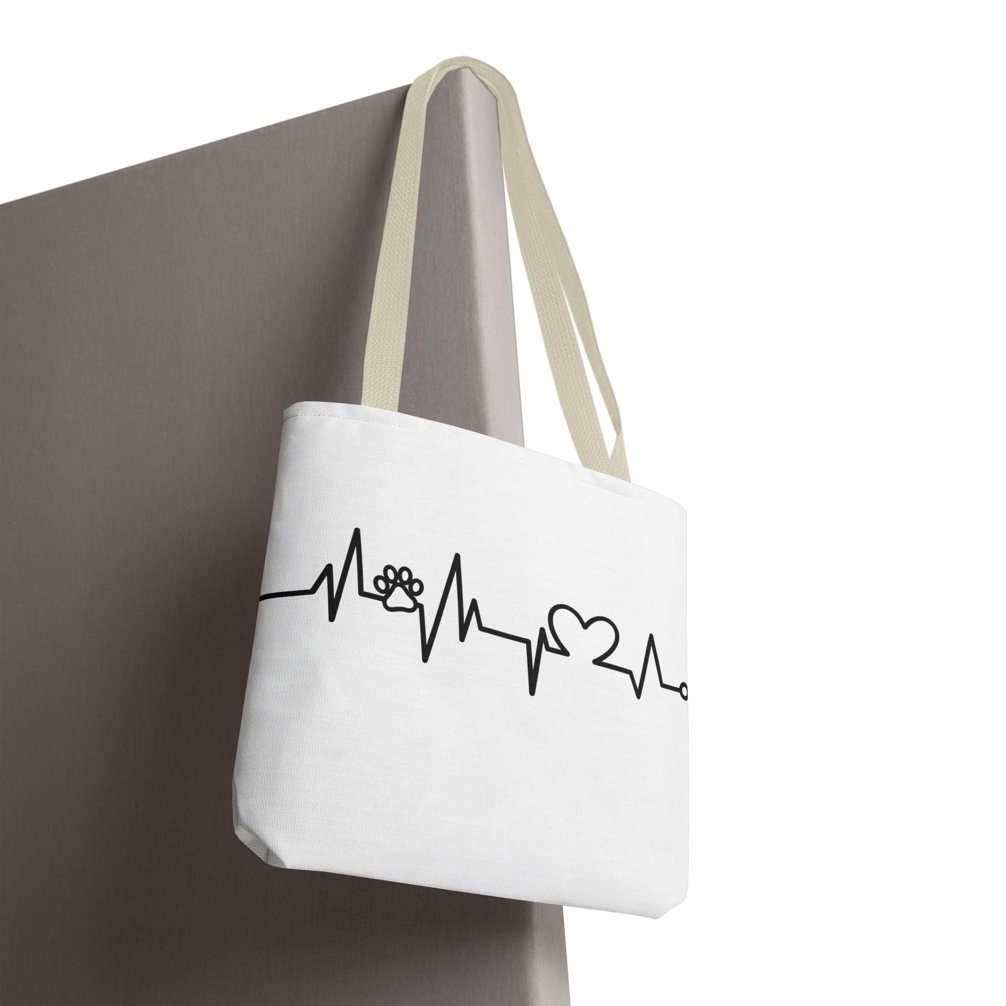 Animal ECG Tote Bag