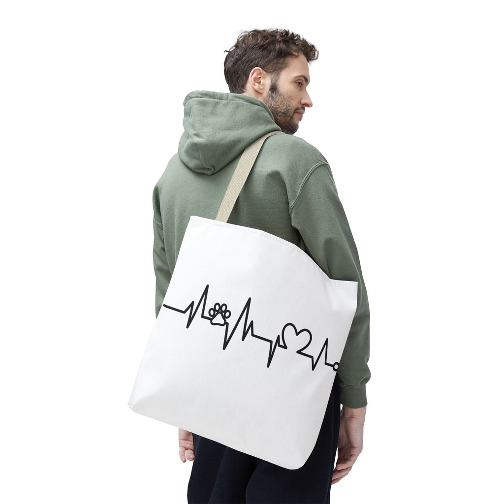 Animal ECG Tote Bag
