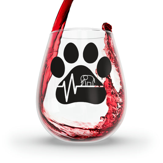 Wildlife Wine Glass