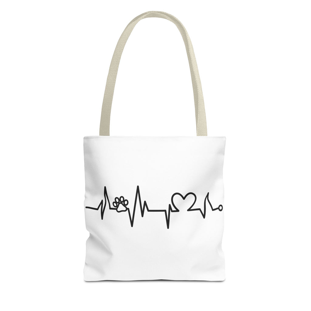 Animal ECG Tote Bag