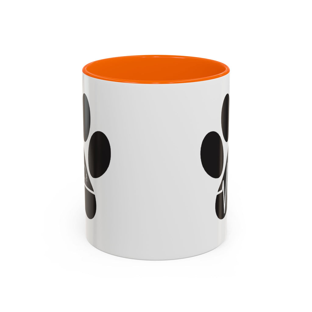 Elephant Paw Coffee Mug — Animal Rescue Heartbeat Accent Mug
