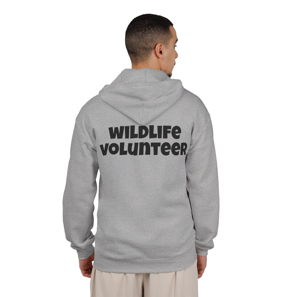 Wildlife Volunteer Zip Hoodie — Animal Rescue Crew Full-Zip Sweatshirt