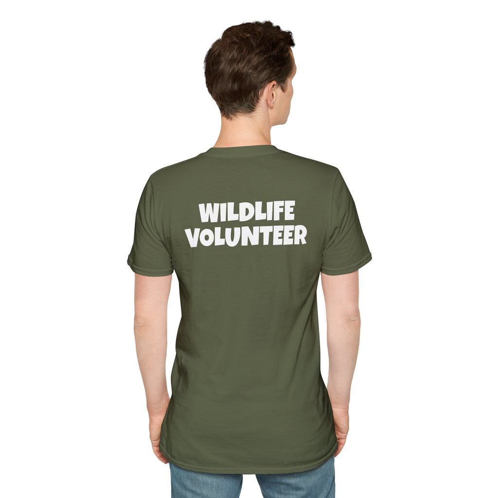 Wildlife Volunteer T-Shirt — Nature Rescue Pocket Logo Tee