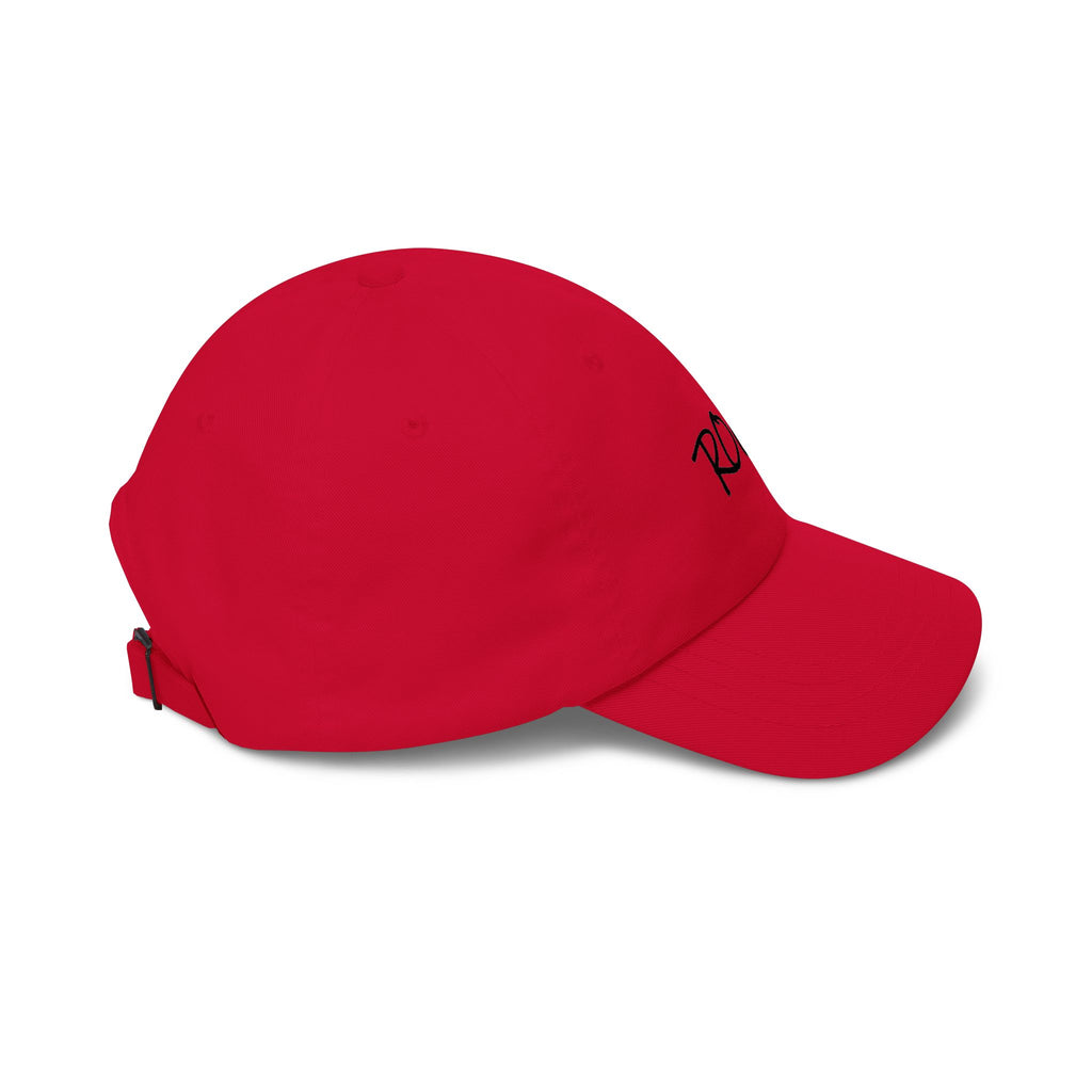 Rock Script Dad Cap — Casual Embroidered Baseball Hat