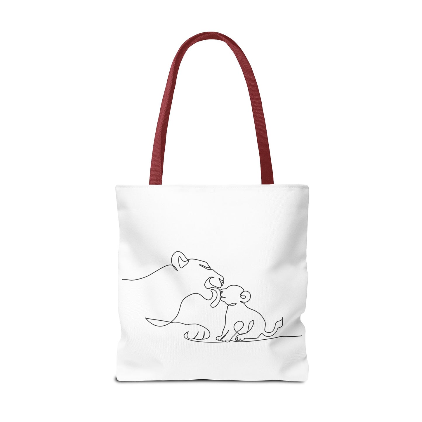 Lioness and Cub Tote Bag