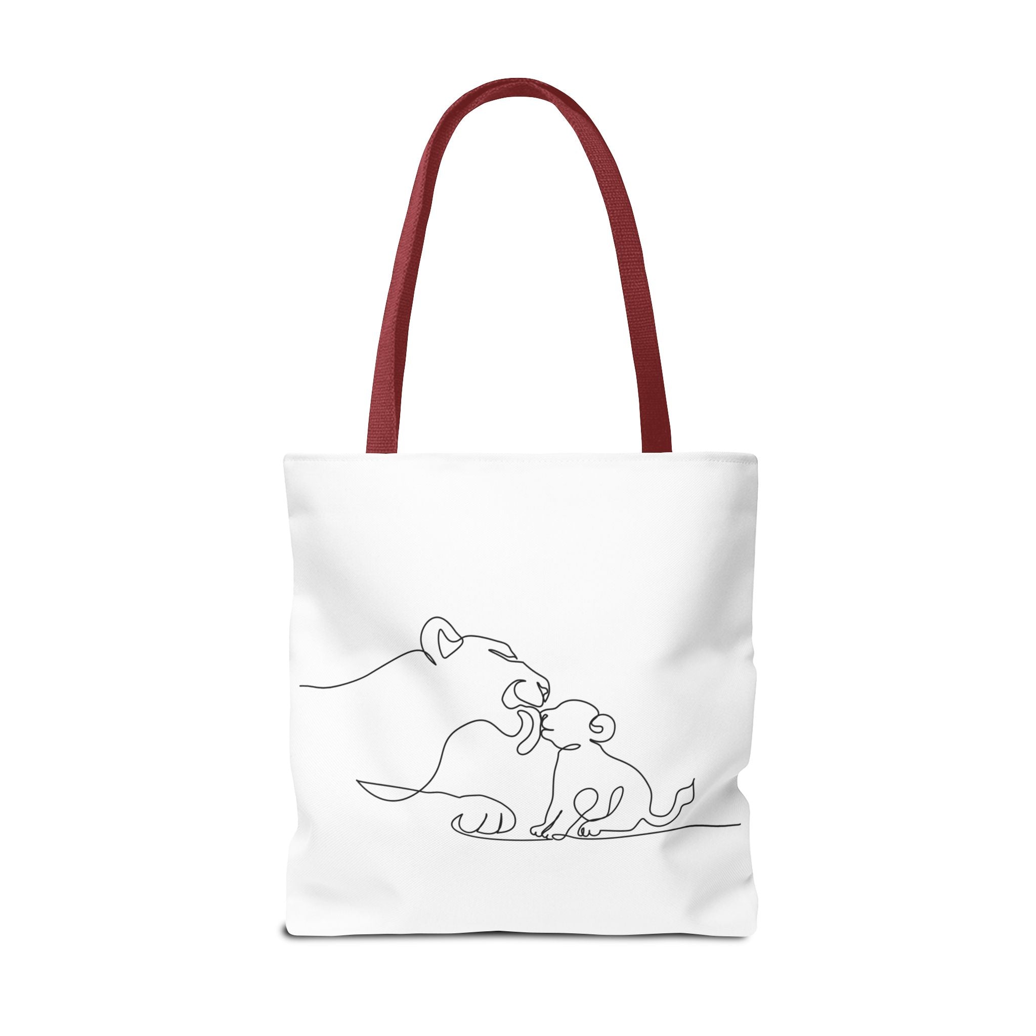 Lioness and Cub Tote Bag