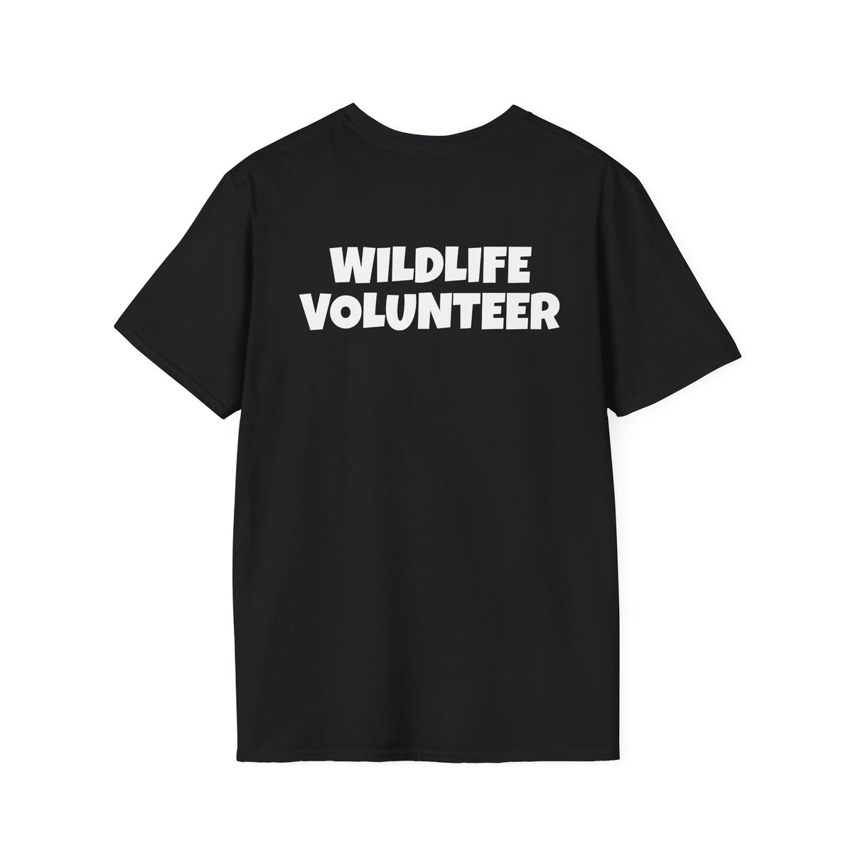 Wildlife Volunteer T-Shirt — Nature Rescue Pocket Logo Tee