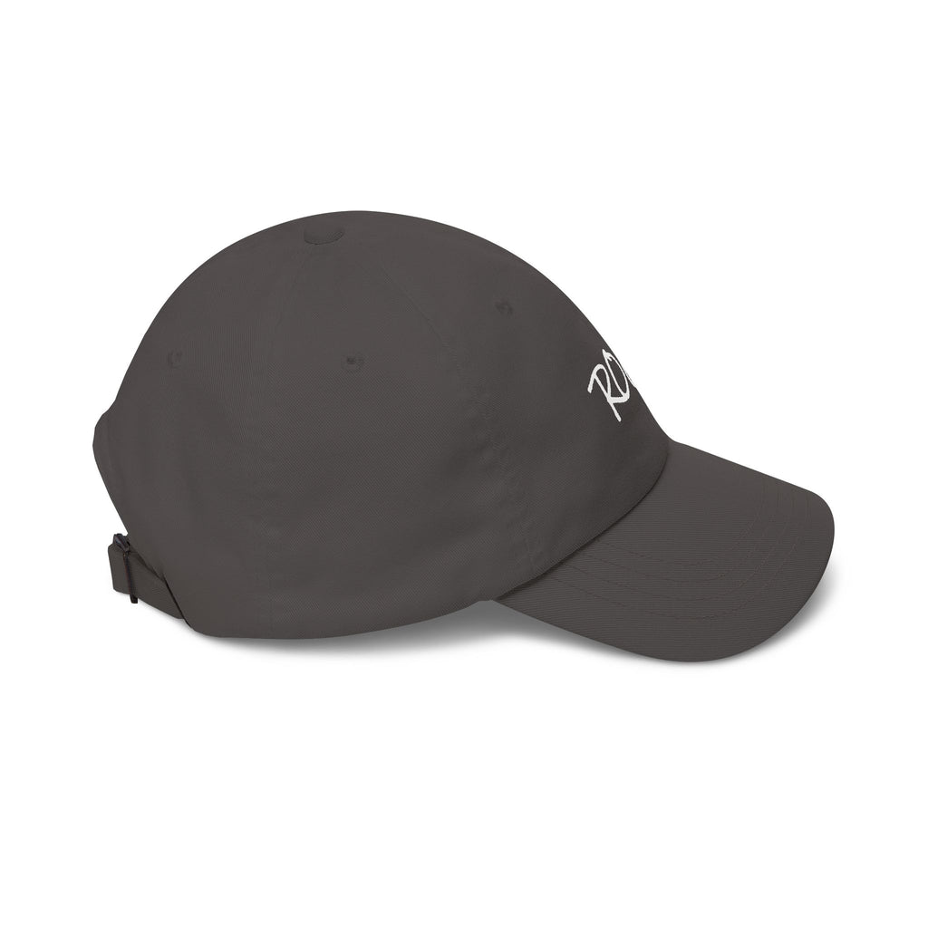 Rock Script Dad Cap — Casual Embroidered Baseball Hat