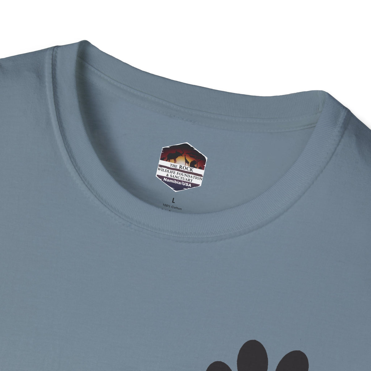 T-Shirt — Paw & Heartbeat EKG Design (Pet Lover Tee)