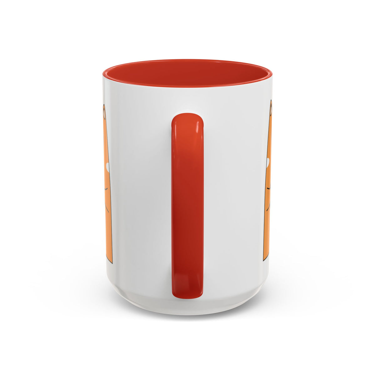 Sleepy Cat Accent Mug — 11/15oz Coffee Cup with Cat Design