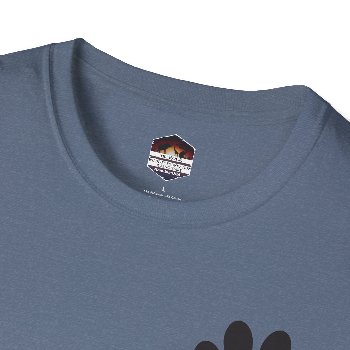 T-Shirt — Paw & Heartbeat EKG Design (Pet Lover Tee)