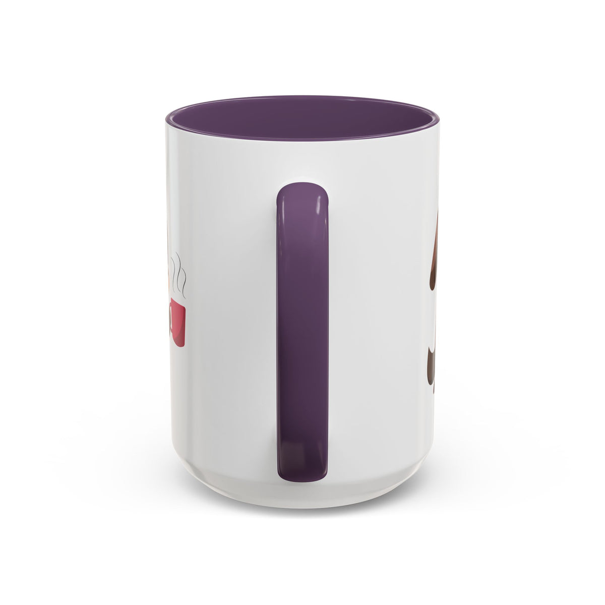 Cute Coffee Dog Mug — Adorable Puppy Holding Coffee Accent Mug (11/15 oz)