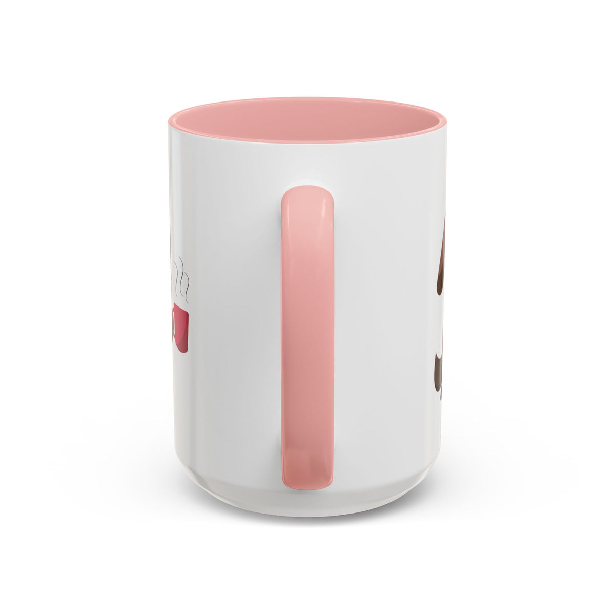 Cute Coffee Dog Mug — Adorable Puppy Holding Coffee Accent Mug (11/15 oz)