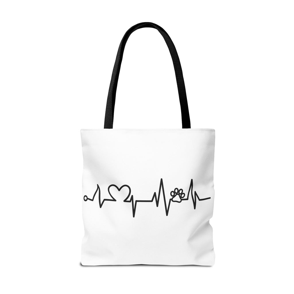 Animal ECG Tote Bag