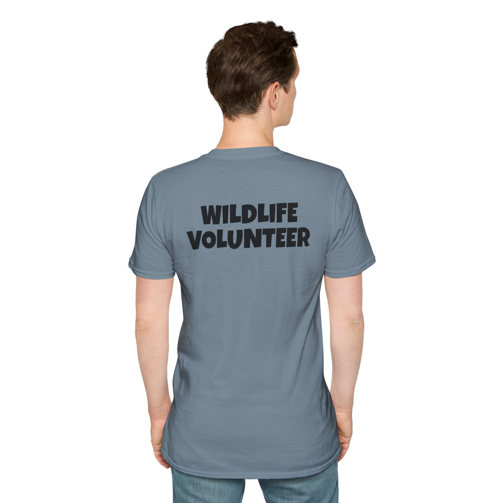 Wildlife Volunteer T-Shirt — Nature Rescue Pocket Logo Tee