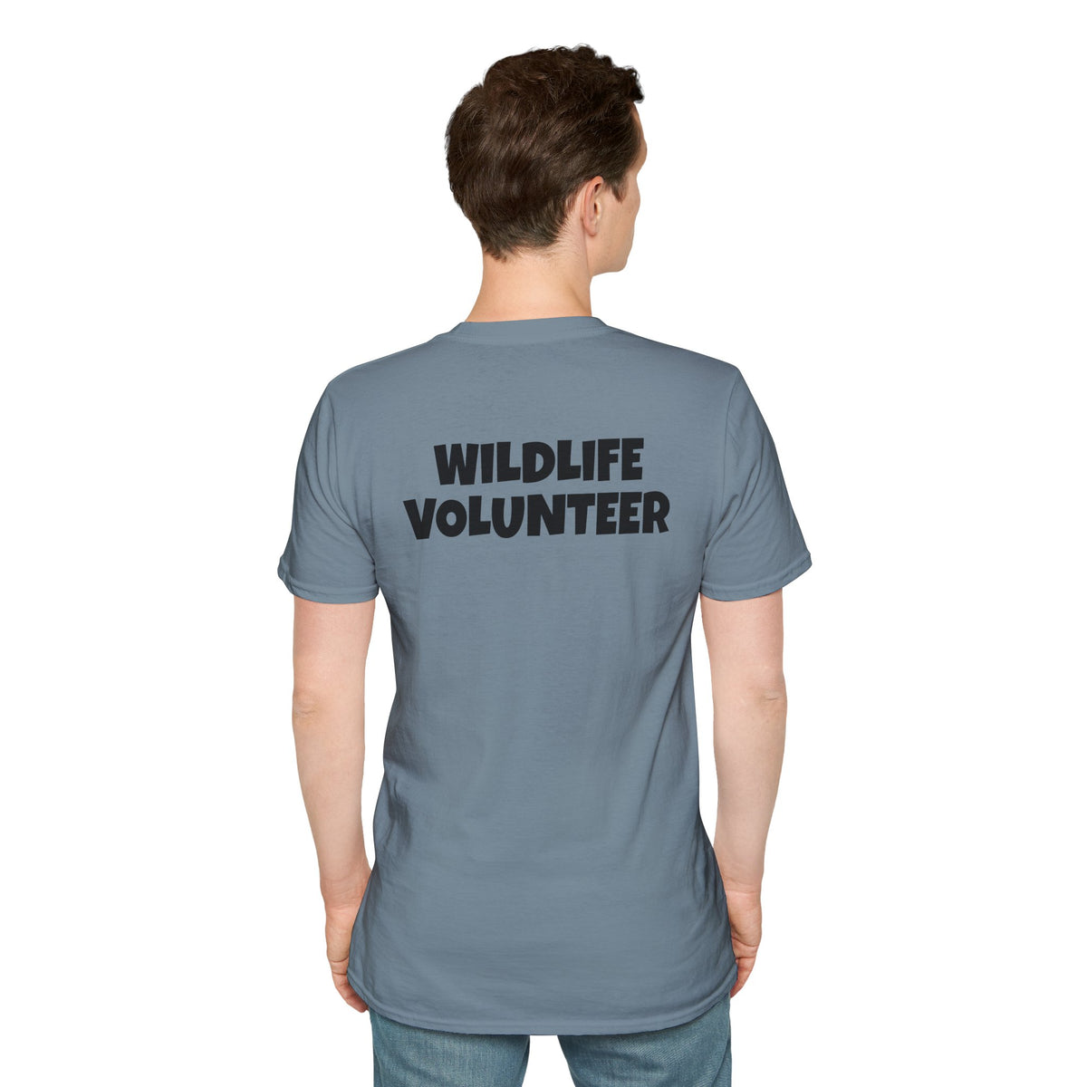 Wildlife Volunteer T-Shirt — Nature Rescue Pocket Logo Tee