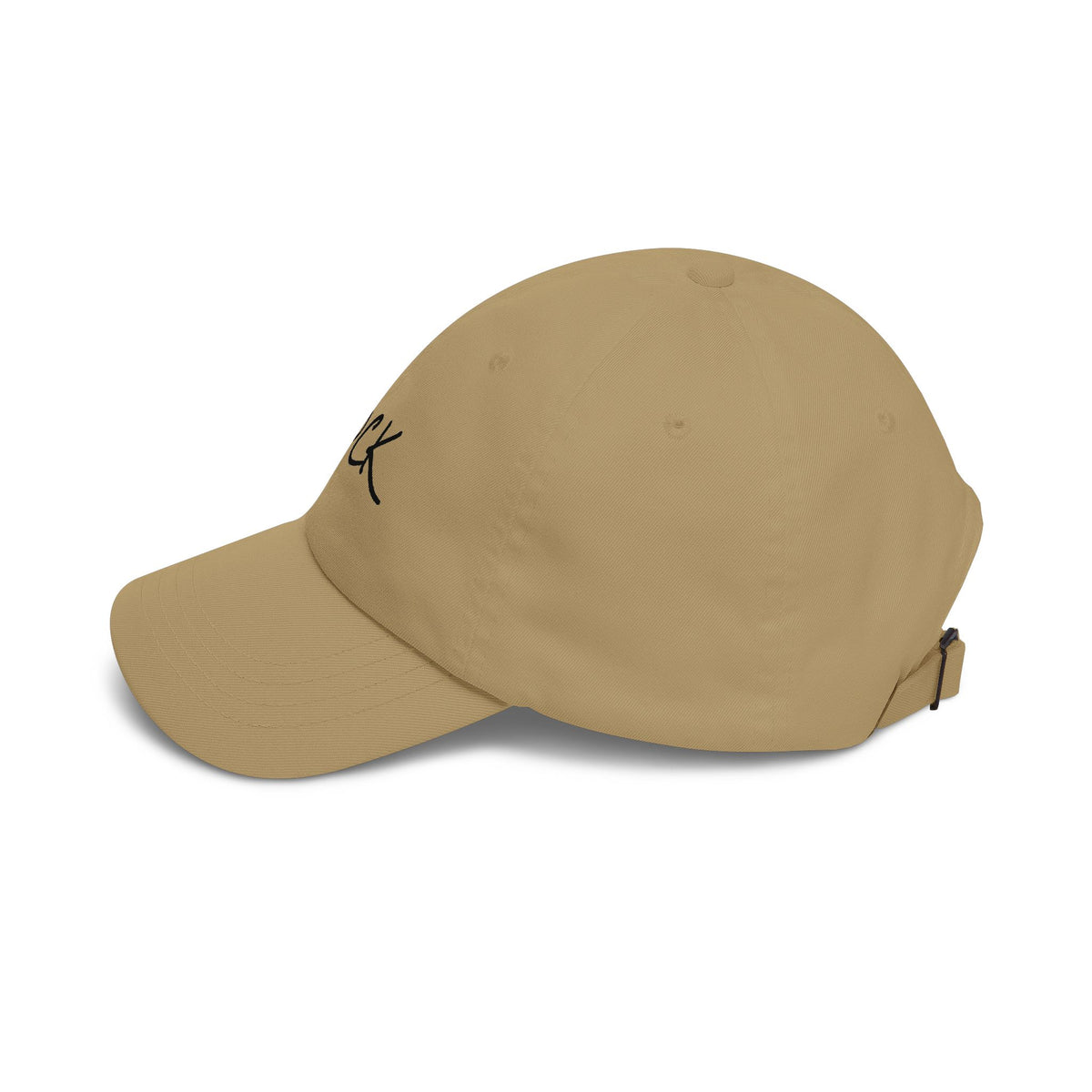 Rock Script Dad Cap — Casual Embroidered Baseball Hat
