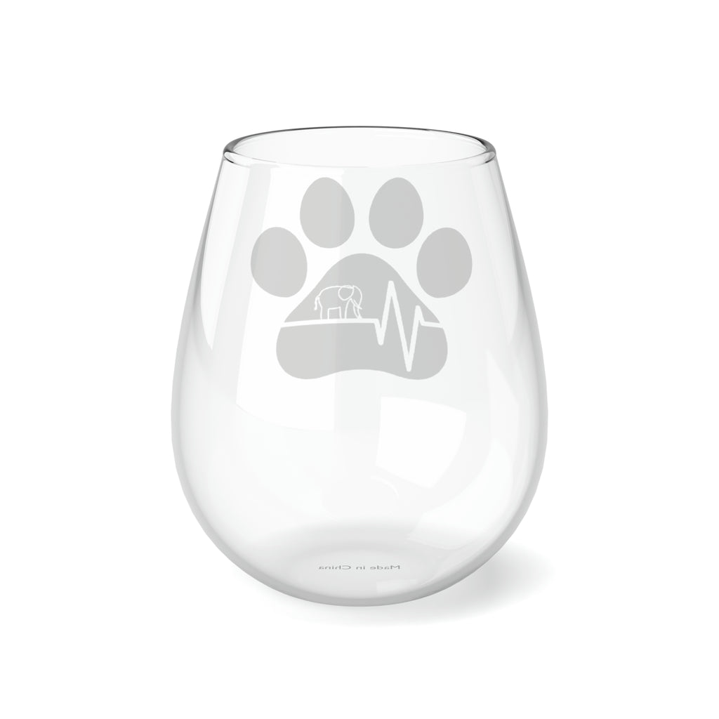 Wildlife Wine Glass