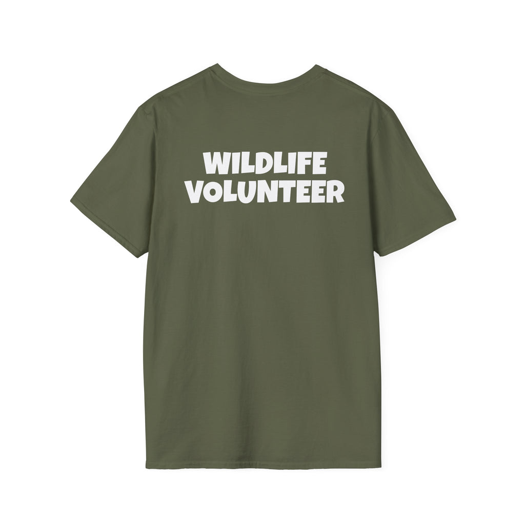 Wildlife Volunteer T-Shirt — Nature Rescue Pocket Logo Tee