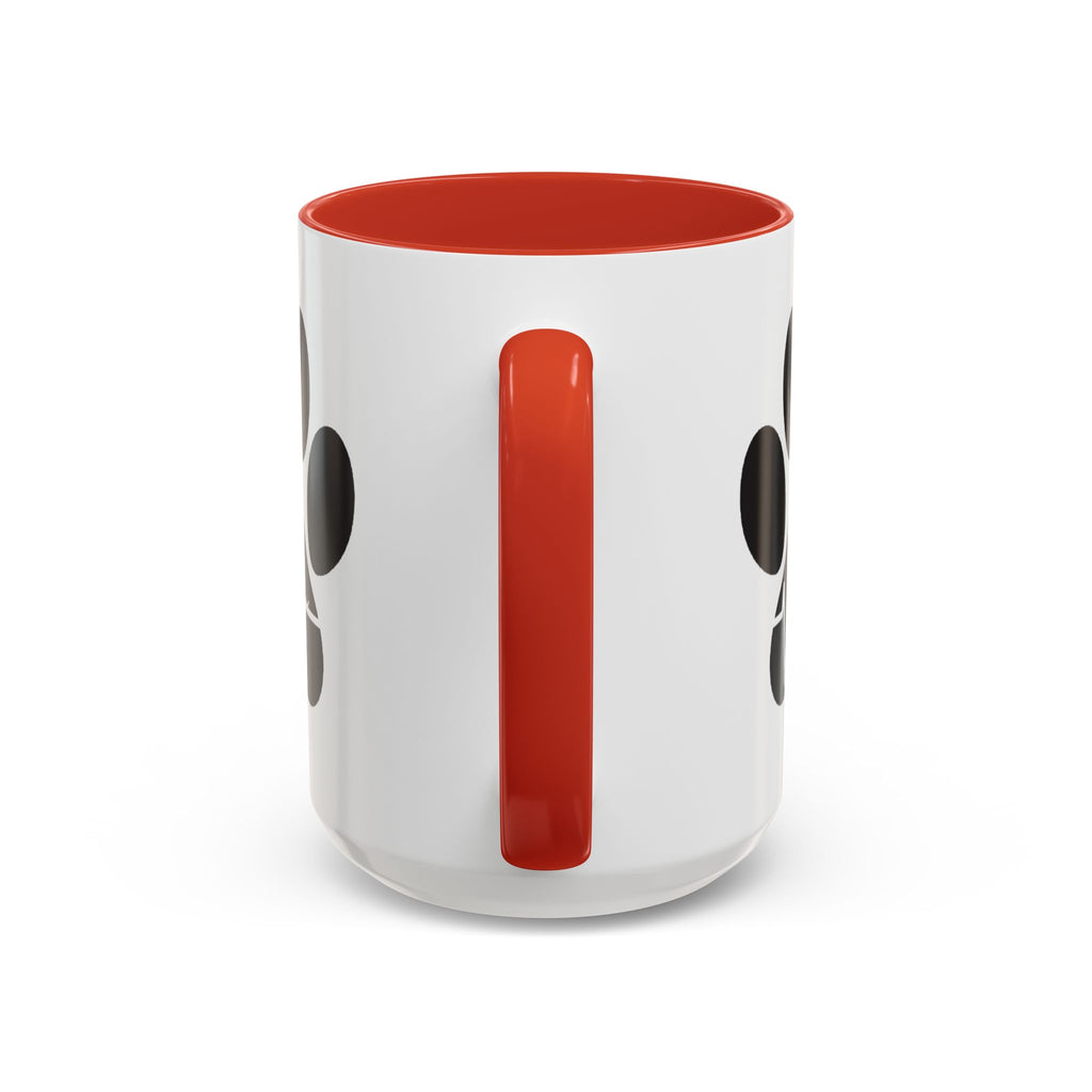 Cat Paw Heartbeat Coffee Mug — Pet Lover Accent Mug (11/15oz)